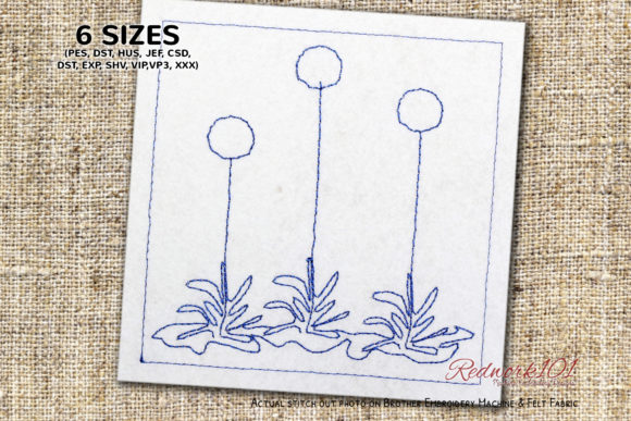 Allium Plant Bluework