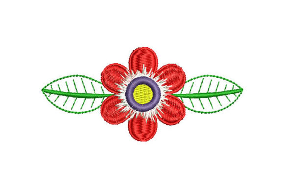 Flower with Leaves