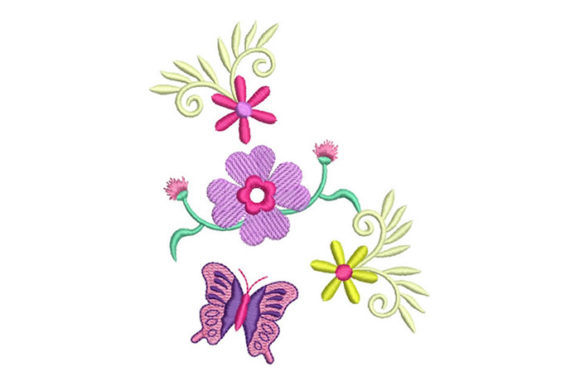 Flowers and Butterflies