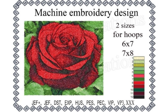 Photo Stitch Rose