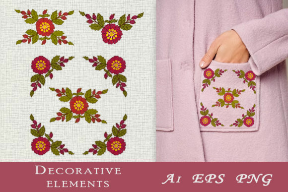Stylized Cross Stitch for Boutique Apparel
